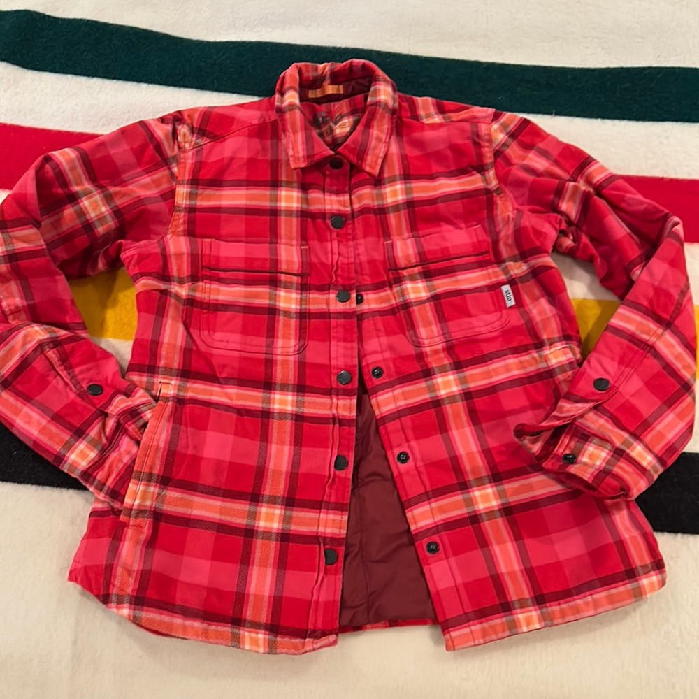 Stop snap front shirt jacket size Medium